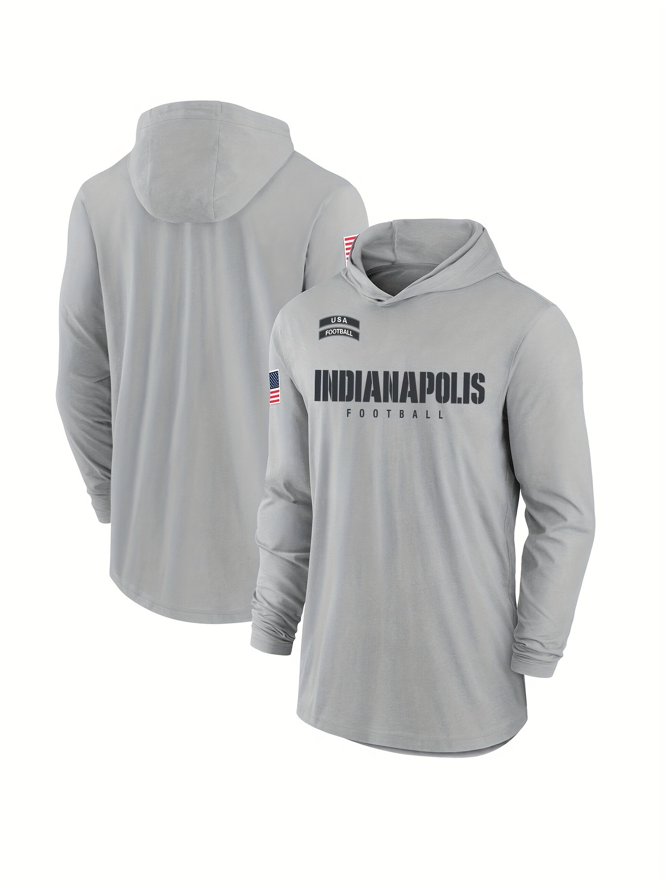Men Indianapolis Colts grey 2025 NFL hoodie->minnesota vikings->NFL Jersey
